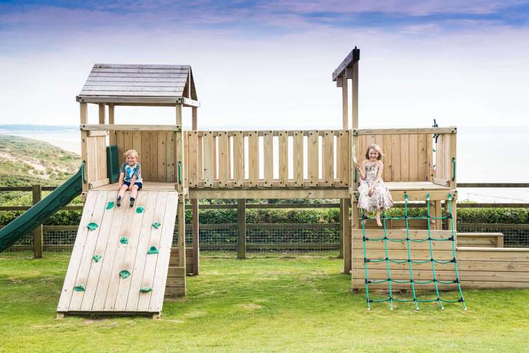 Saunton Sands Hotel Children Playing in the Outdoor Play Area