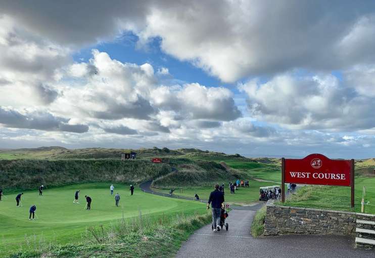 West course at Saunton Golf Club 