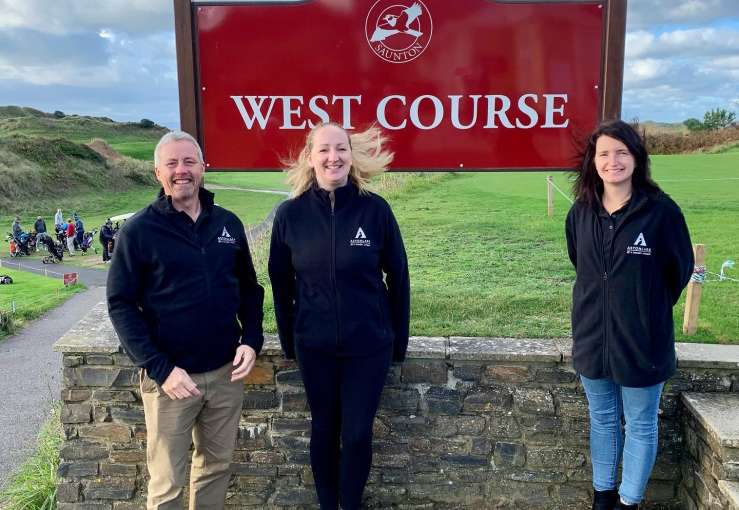 Aston Lark employees on the West Course 