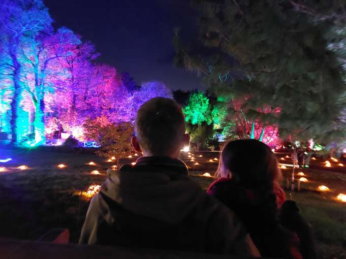 RHS Rosemoor Glow with couple
