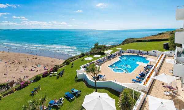 Summer view from Saunton Sands Hotel