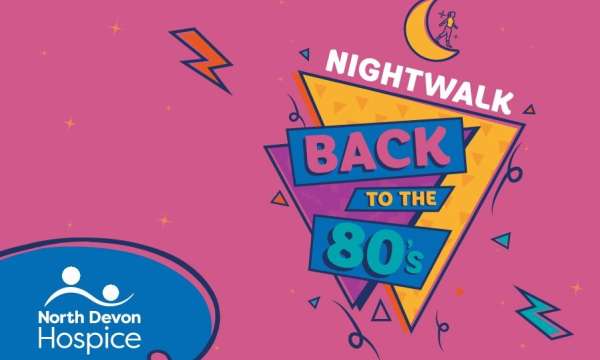 Nightwalk marketing graphics for North Devon Hospice Charity