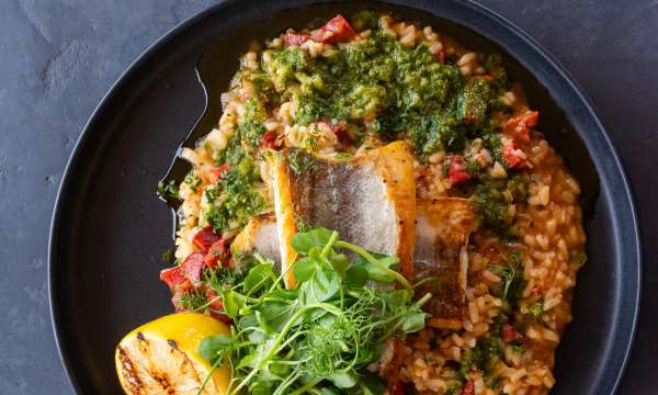 Beachside Grill Fish Risotto