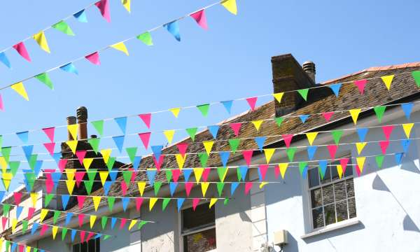 Bunting in the sky