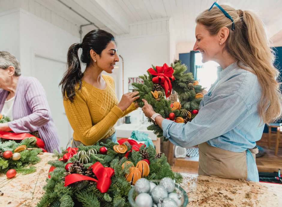 Festive Wreath Making