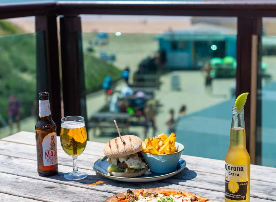 Beachside Grill Burger & Pasta with view