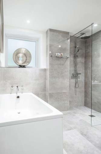 Saunton Sands Hotel Accommodation Bathroom with Bath and Shower