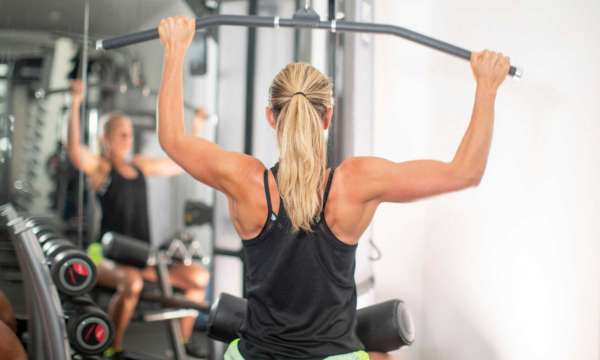 Lady in gym