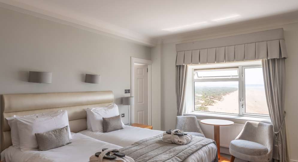 Double sea facing bedroom